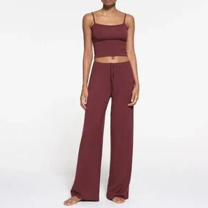 SKIMS Sleep Pant - Oxblood